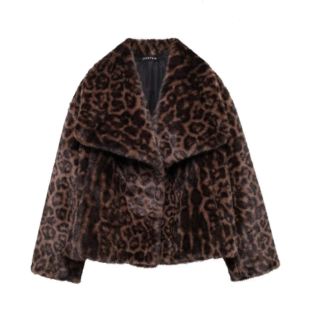 Women's New Polo Collar Short Coat