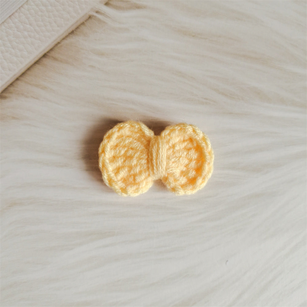 Wool Bow Diy Handmade Finished
