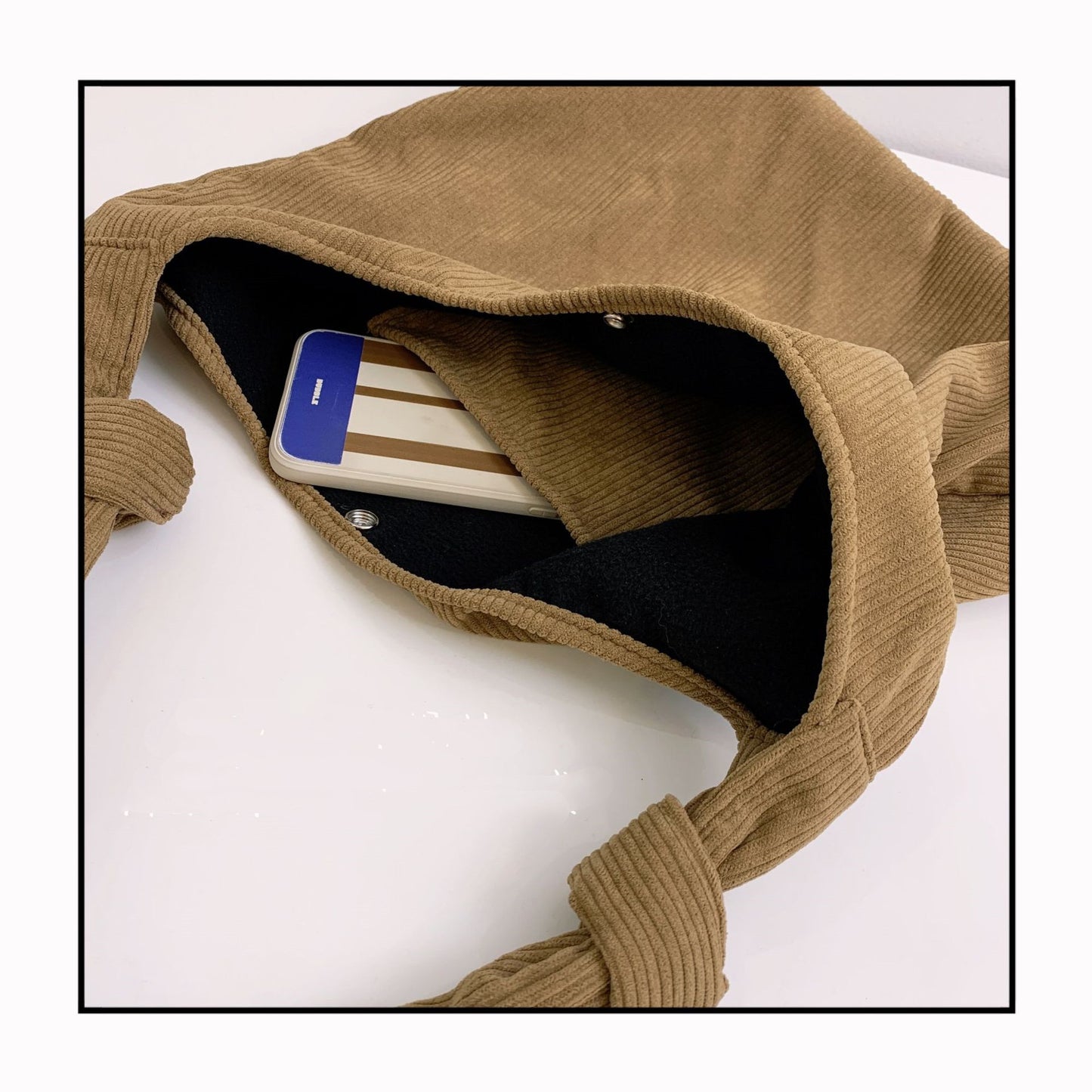 Trendy Fashion Mori Corduroy Bag For Students In Class