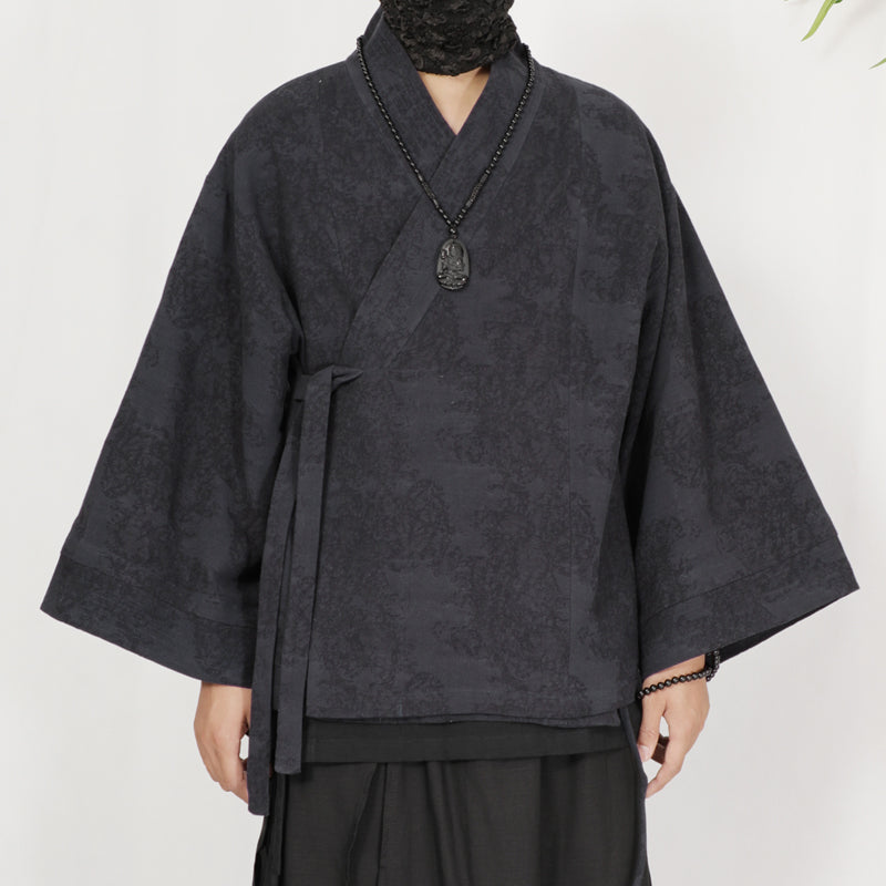 Split Sleeved Jacket Short Men's