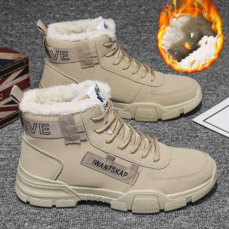Men's Warm Cotton Shoes Martin Boots
