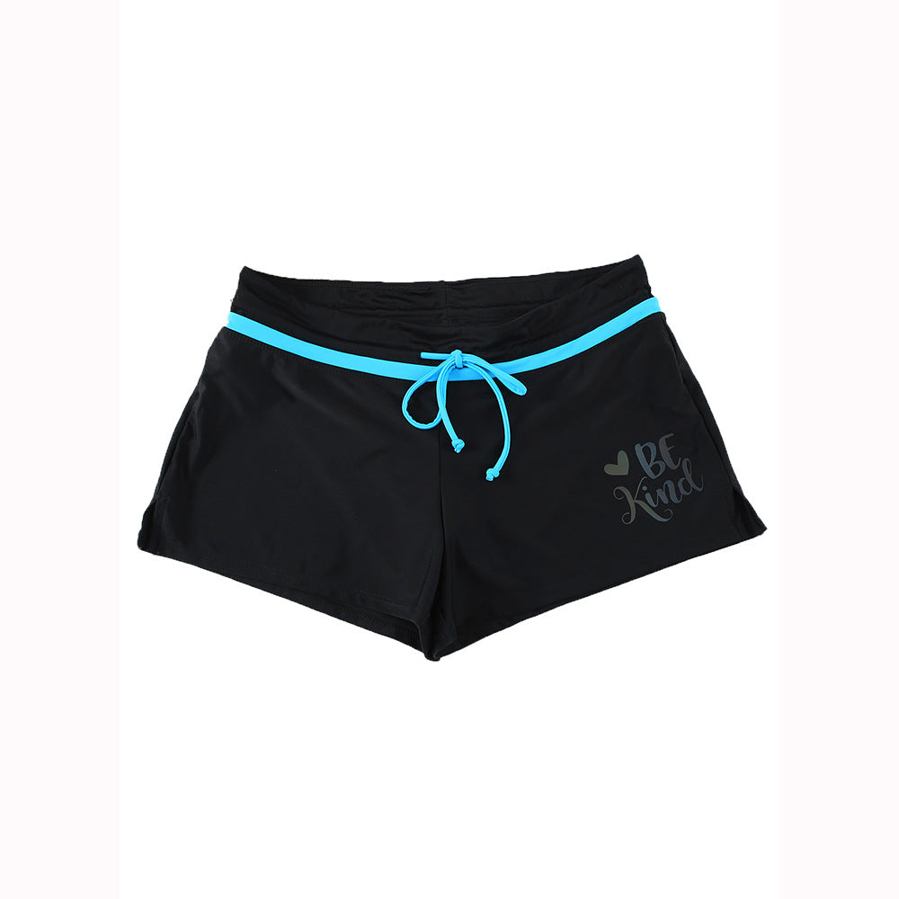 Mønstrede boksershorts med snøre til kvinder