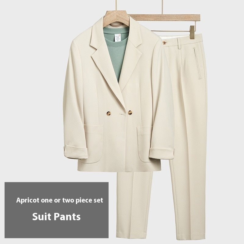Japanese Style Draping Casual Suit Men's Loose