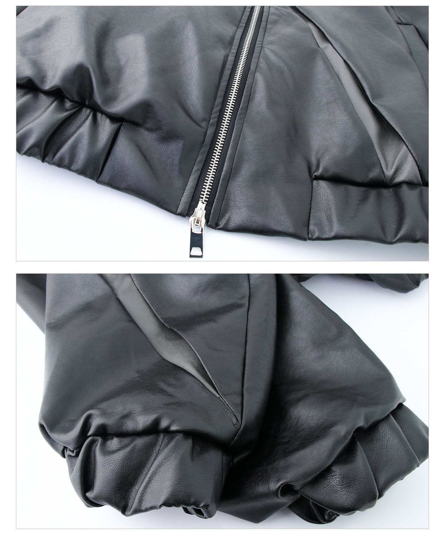 Niche Split Deconstruction Design Contrast Color Stand Collar Jacket