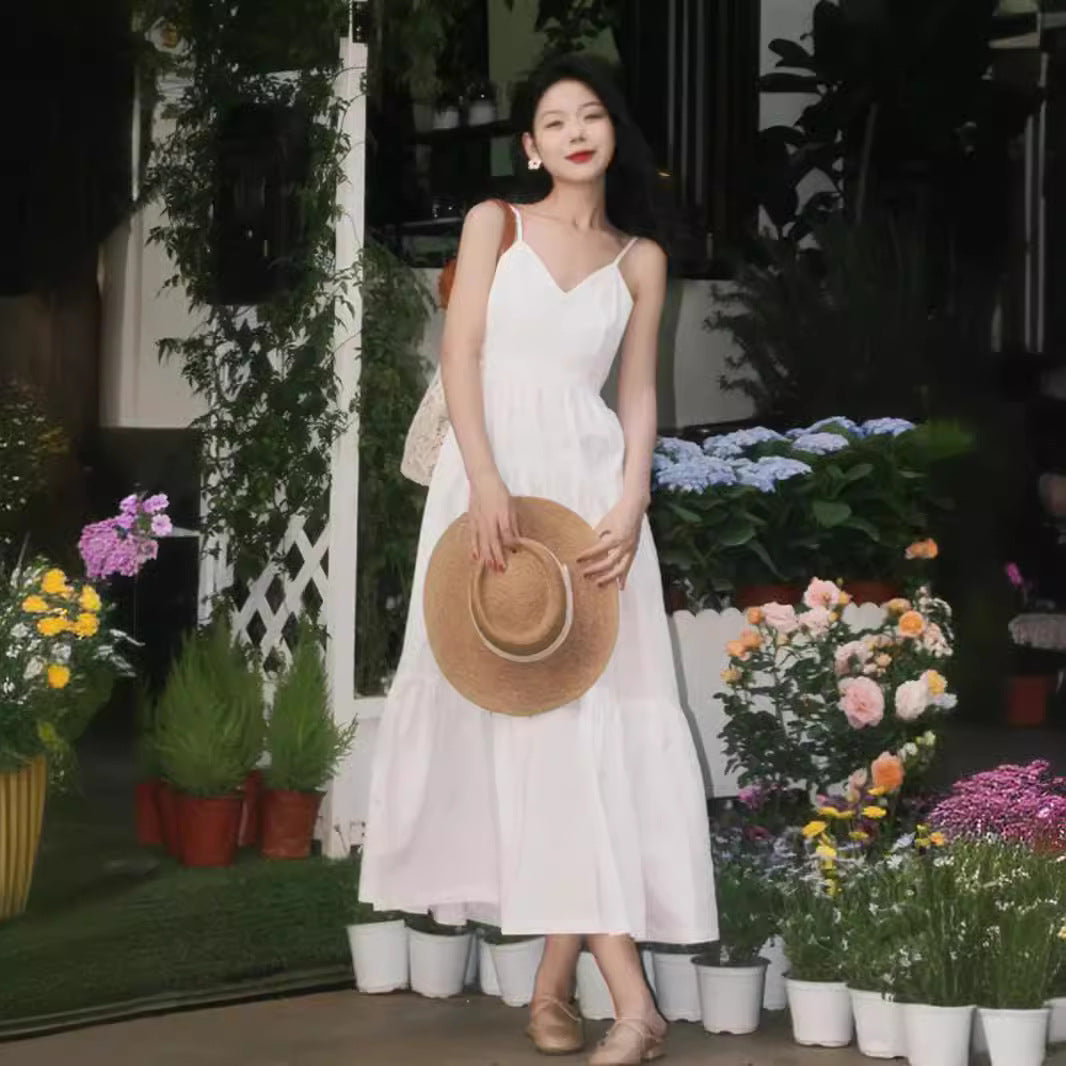 Dress With A Cinched Waist For A Slimming Mid Length Design