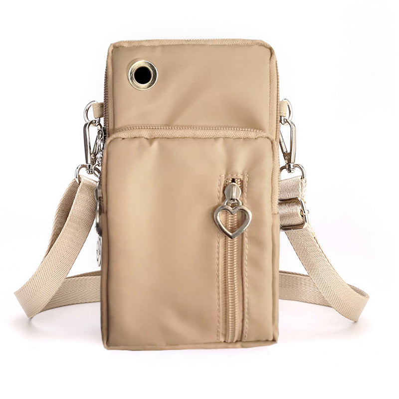Dame Mode Afslappet Ensfarvet Crossbody Taske