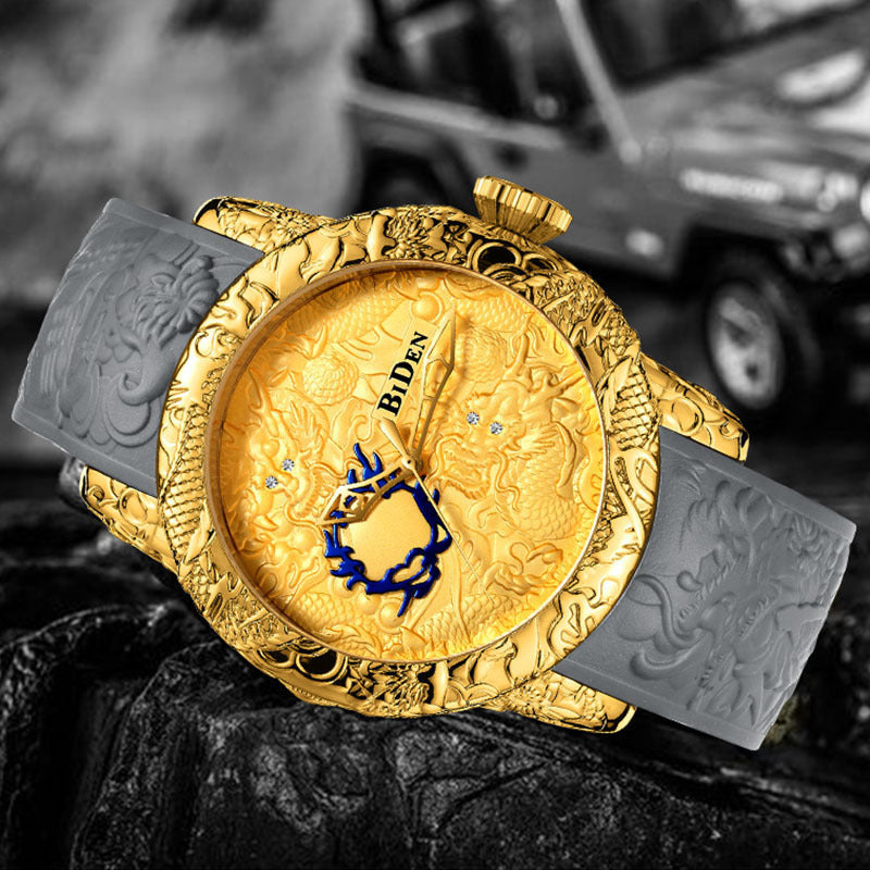 Men's creative fashion dragon watch