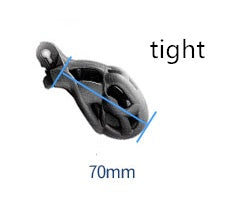 Men's black light cb chastity lock