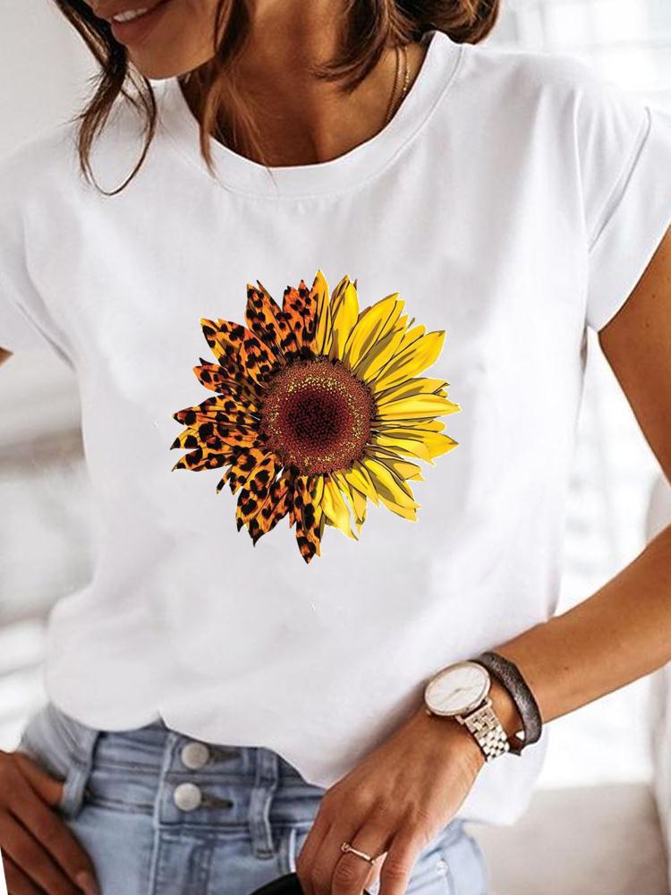 T-shirt AliExpress Amazon Independent Station Kortærmet til kvinder