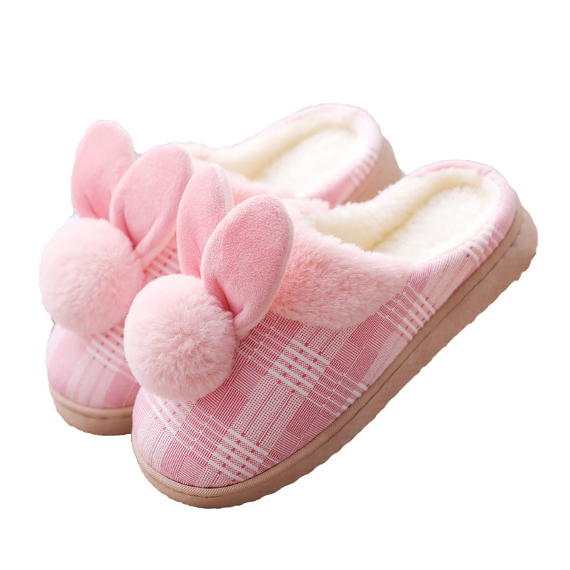 Women's cotton slippers boutique craft ball non-slip