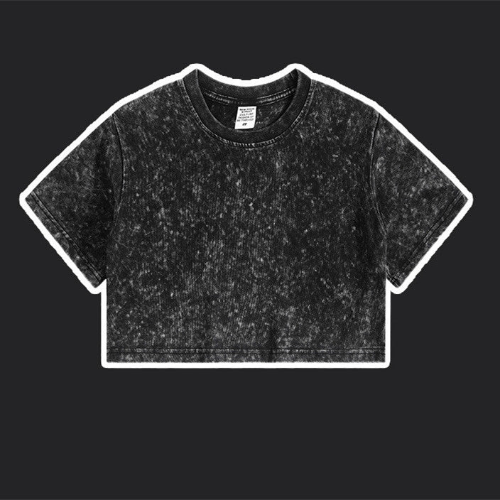 Women's Half Body T-Shirt Hip-hop Navel Sports Short Sleeves