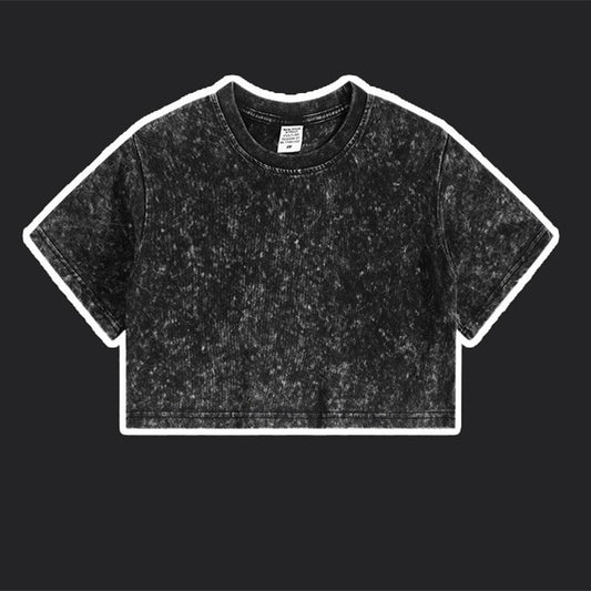 Women's Half Body T-Shirt Hip-hop Navel Sports Short Sleeves
