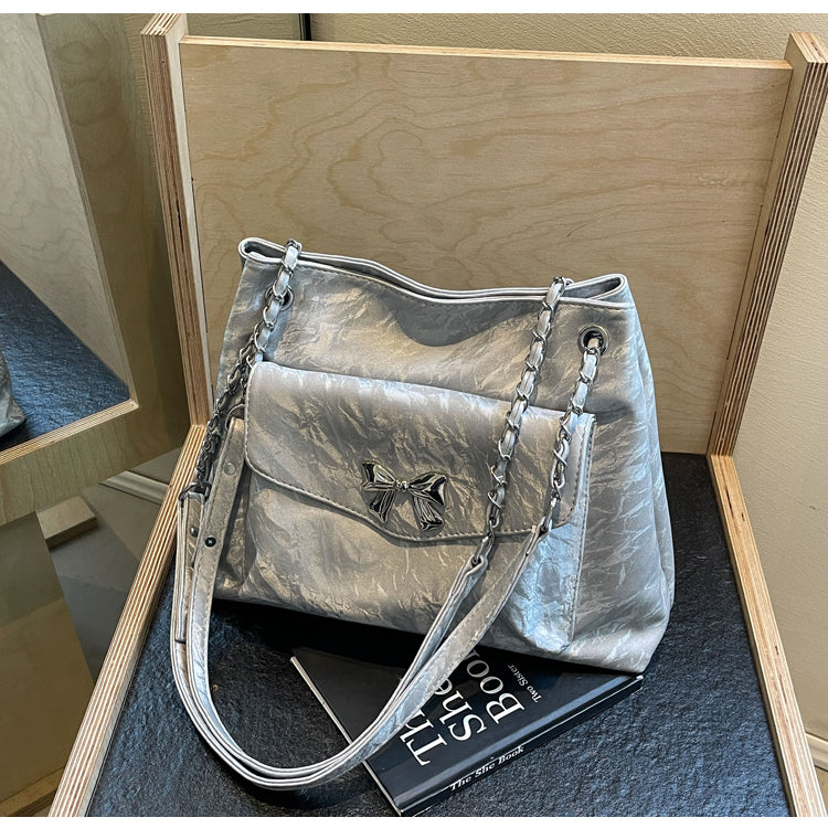 Women's Large Capacity Crossbody Fashionable Versatile College Student Class Bag