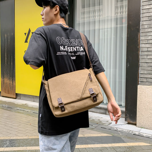Fashion Personality College Style Canvas Male