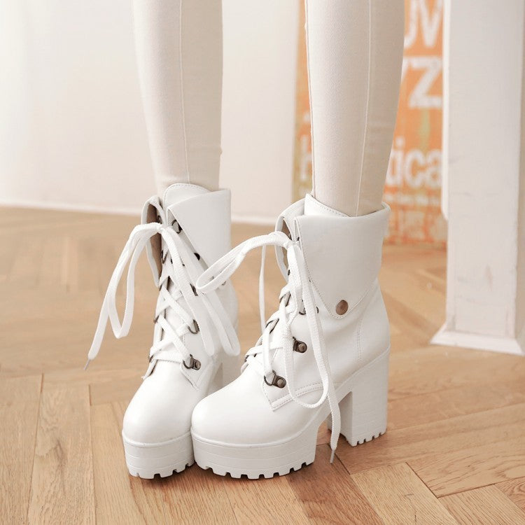 Lolita Shoes Female High Thick Heel Queen Loli