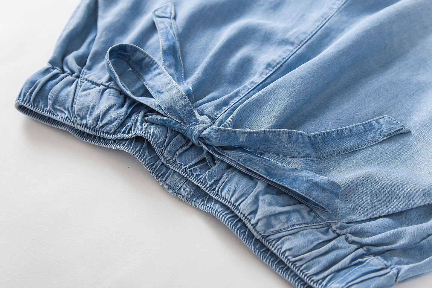 Cool denim casual little foot radish Harun pants