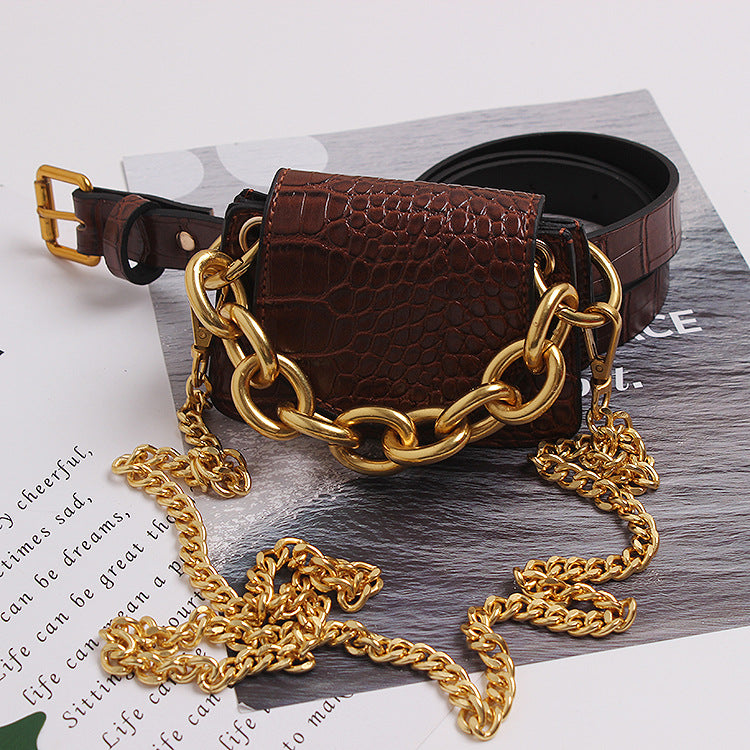 Versatile not monotonous small waist bag