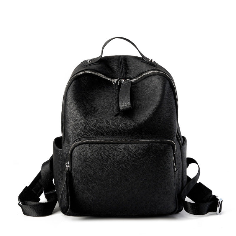 New Top Layer Cowhide Large Capacity Computer Bag