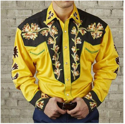 Digital Printing Fashion Trendy Long-sleeve Shirt