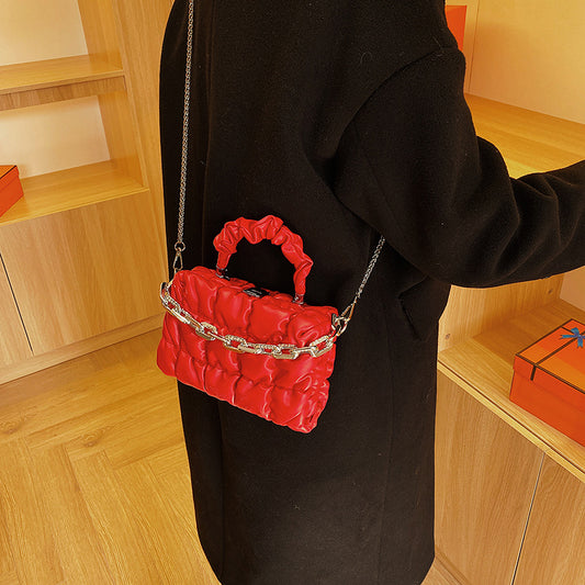 Ny Tide Chain Skum Plisseret Gitter