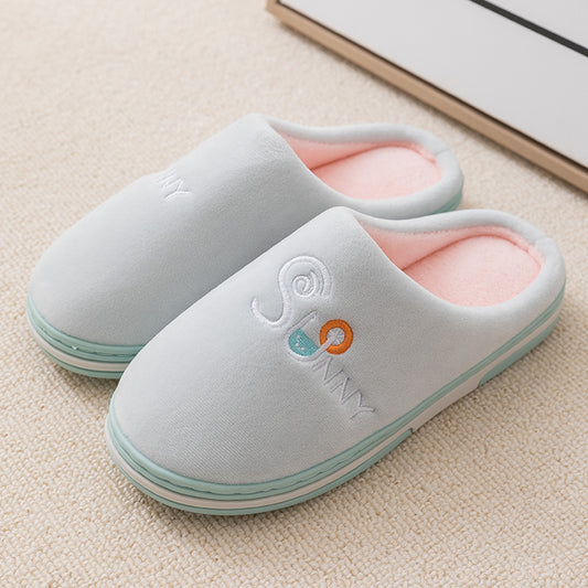 Home winter cute bag with cotton slippers