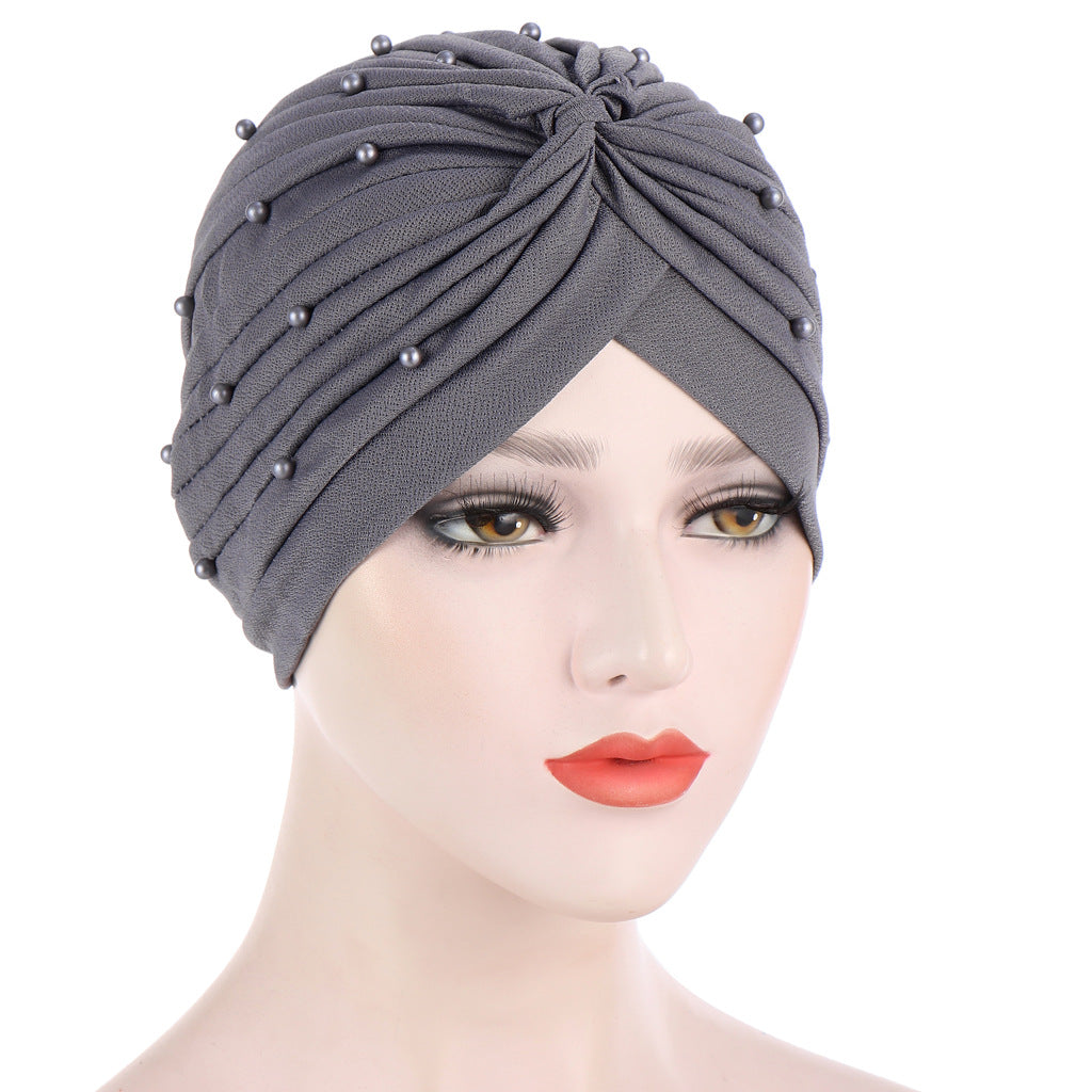 Casual Beaded Pleated Simple Toe Cap