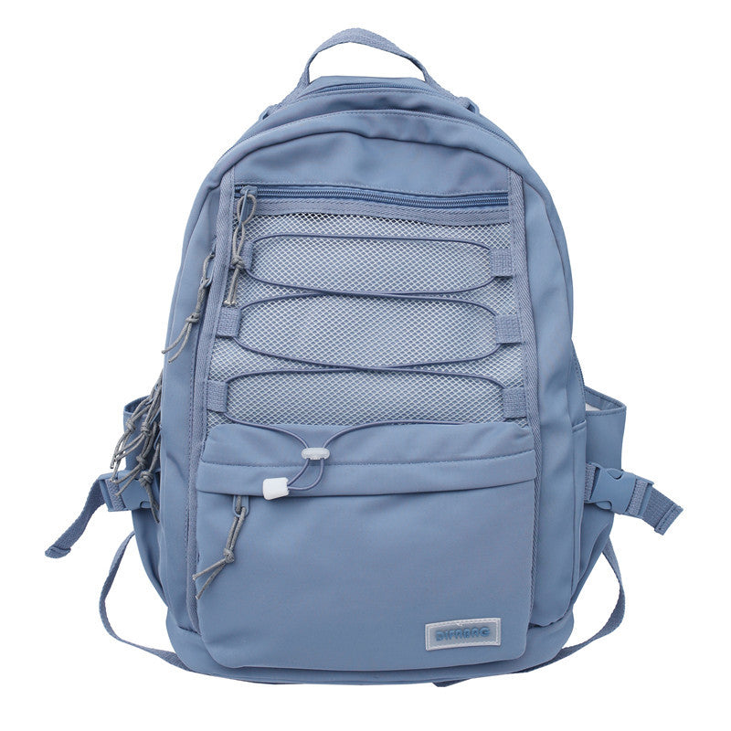 Vintage Student Street Cool Nylon Large Capacity Backpack