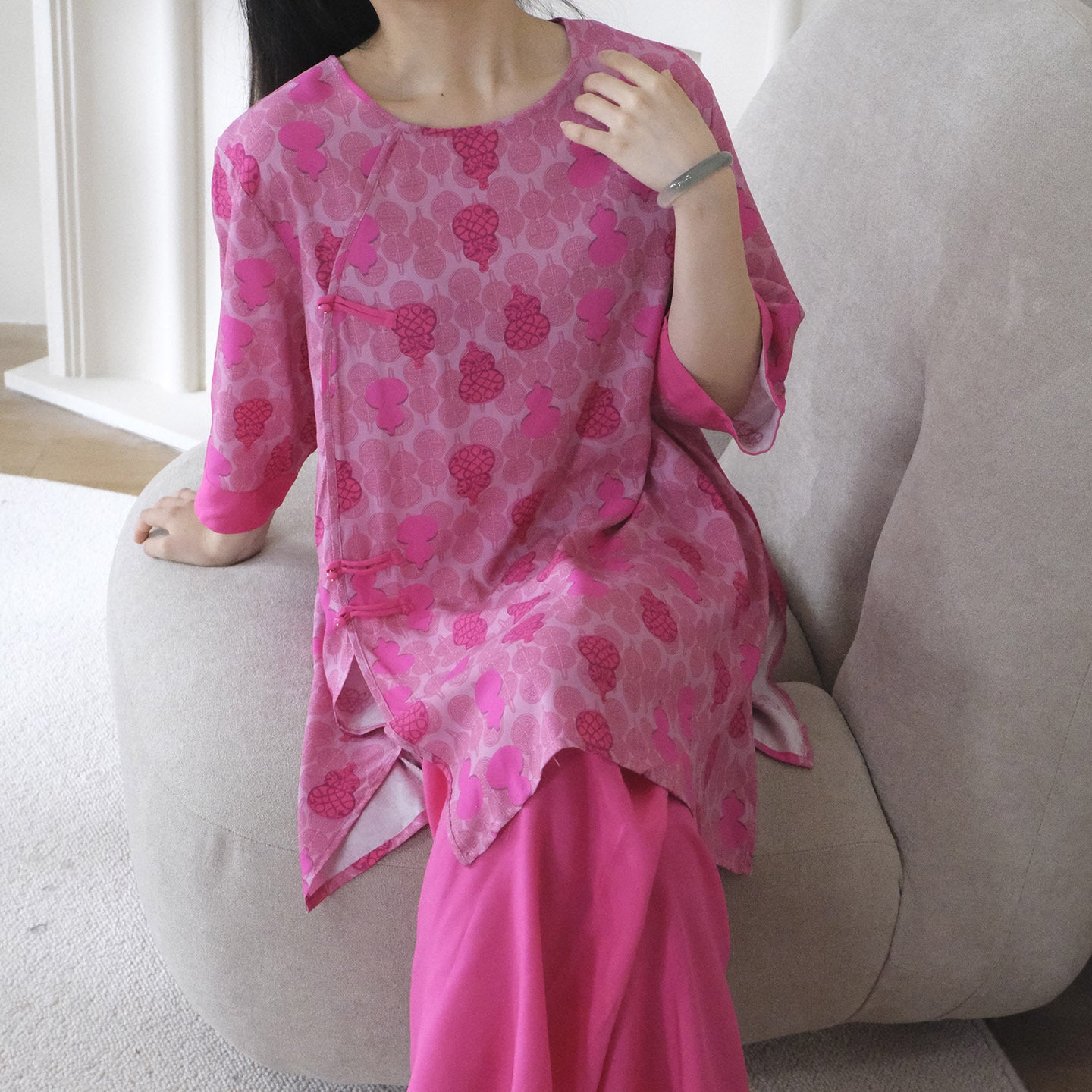 Can Be Worn Outside New National Style Poppin Pajamas Suit