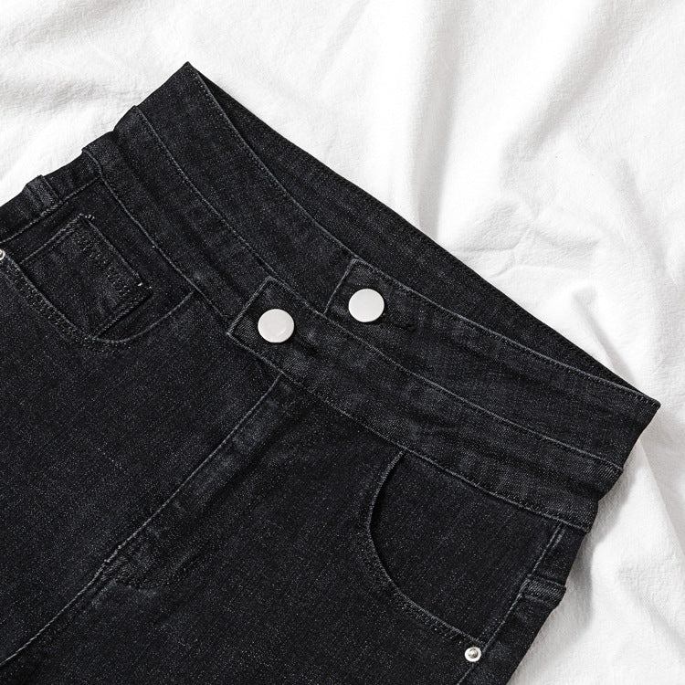 Net Celebrity Women's Super High Waist Ankle Jeans