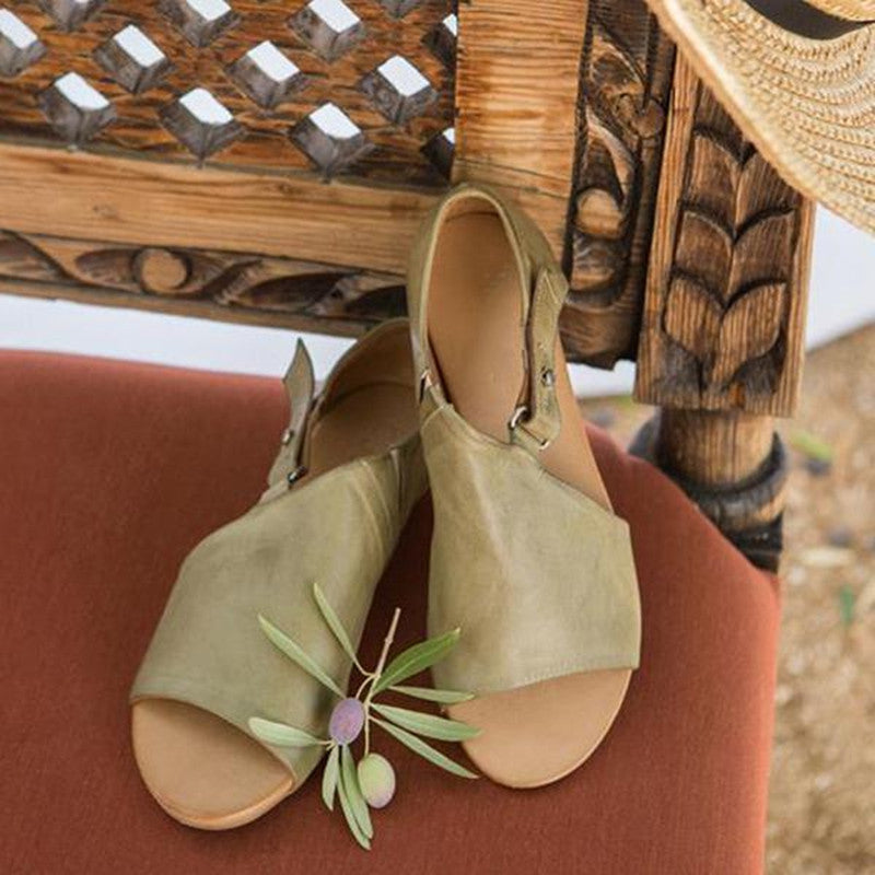 European and American popular flat sandals