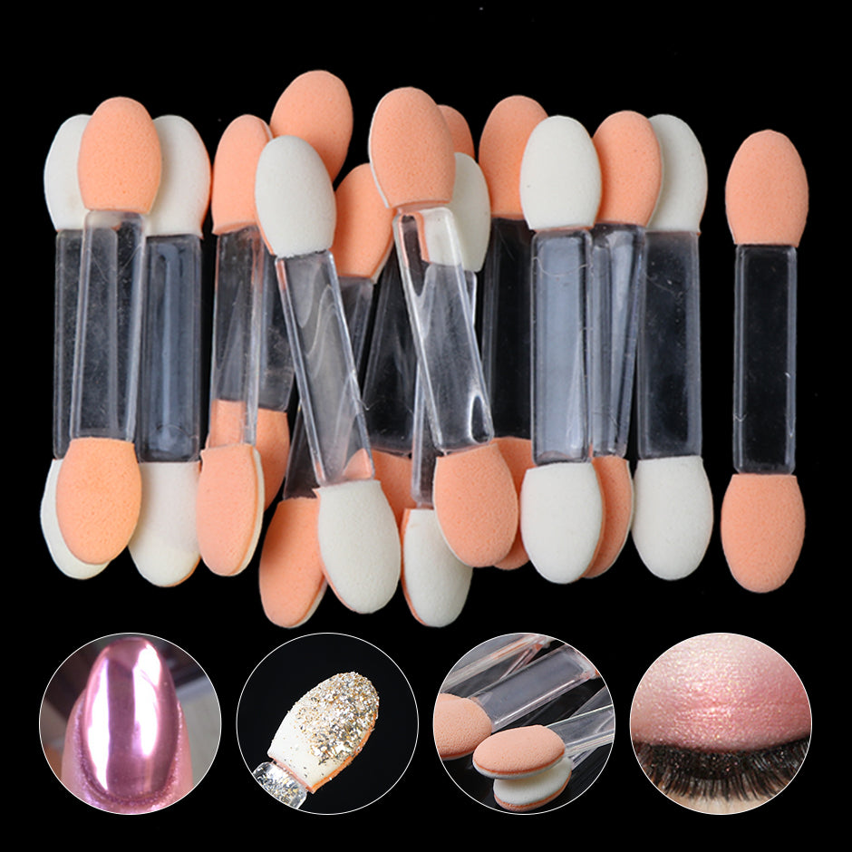 Double-head sponge for eyeshadow brush