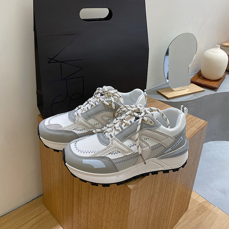 Match Thick Sole Waffle Sneakers