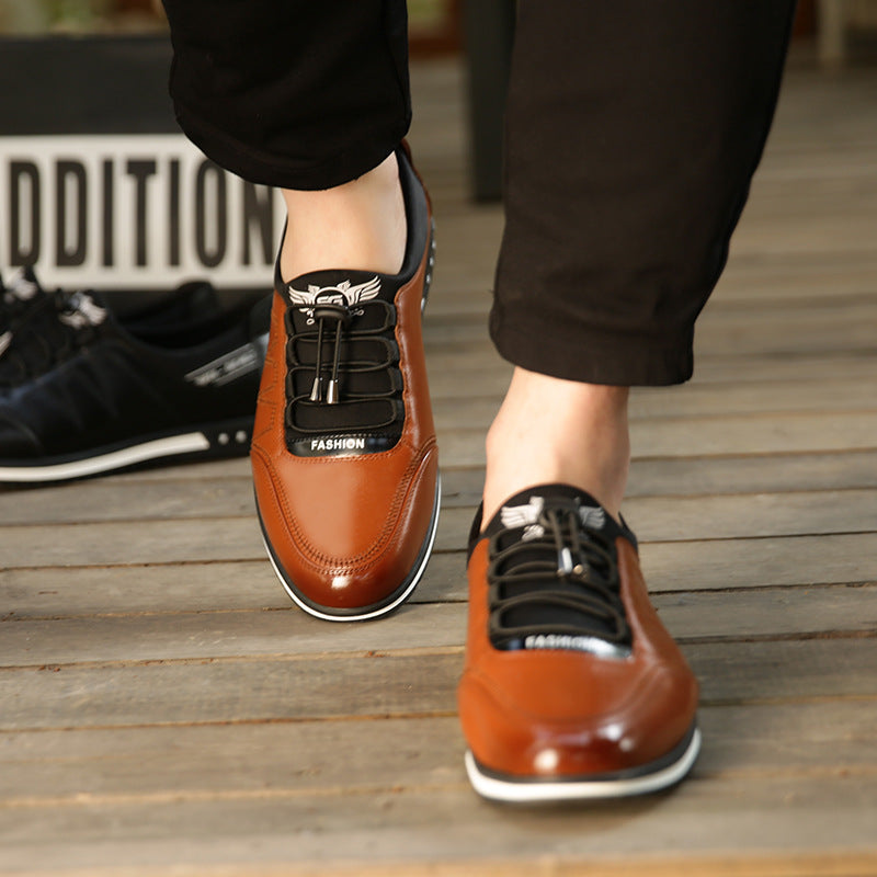 Fashionable youth leather men's shoes