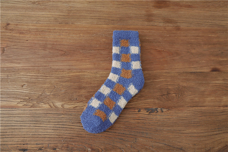 Coral fleece home sleep socks