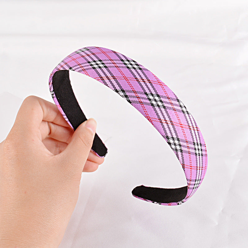 Floral Fine Hair Band Set Fabric Printing  Headband