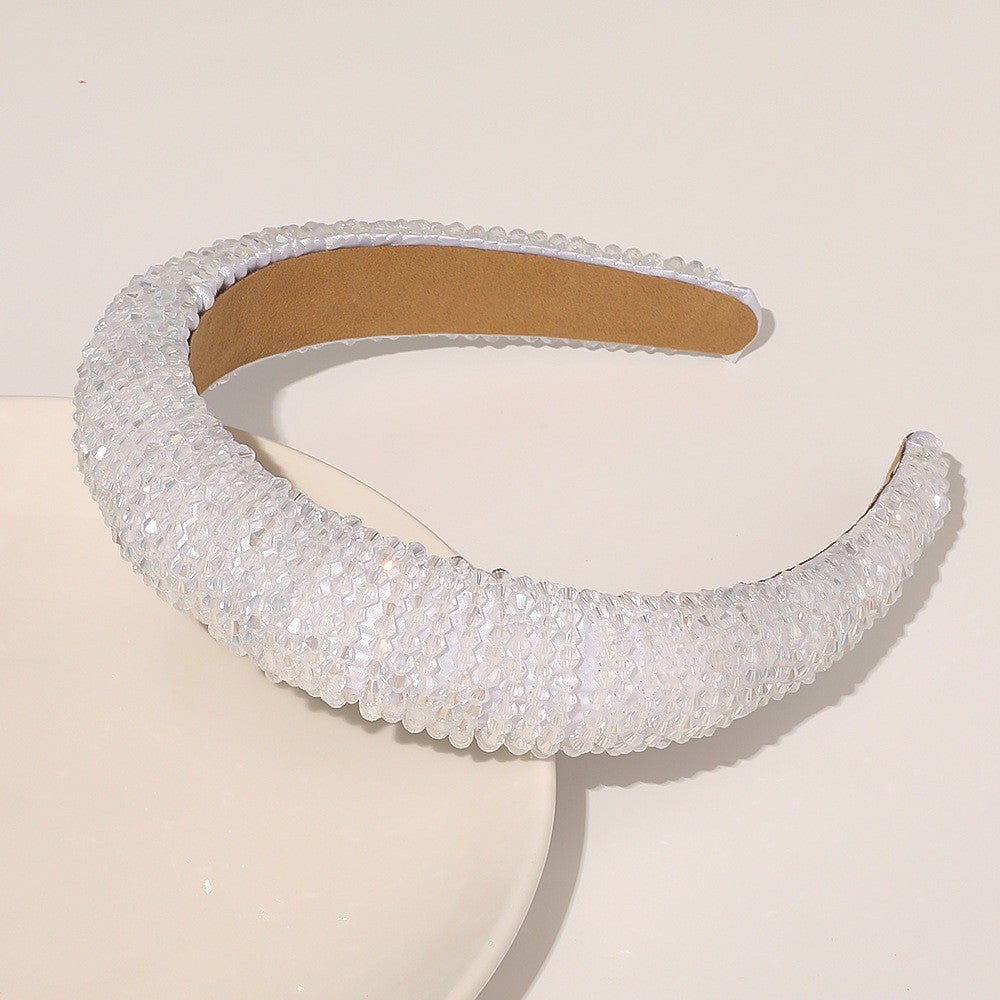 Sponge wide brim handmade headband