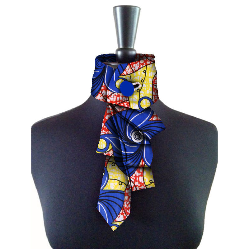 African women's bow collar