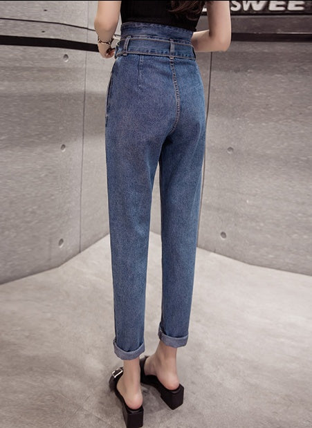 Harlan trousers with thin flower bud