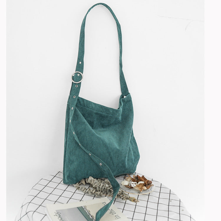 Corduroy canvas bag