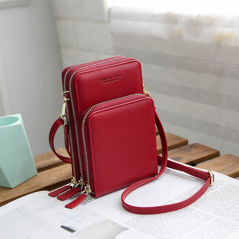 Multi-Layer Large Screen Mobile Phone Bag