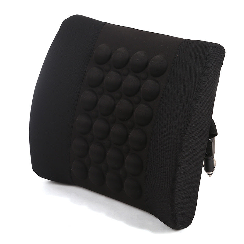 Electric massage lumbar cushion for car