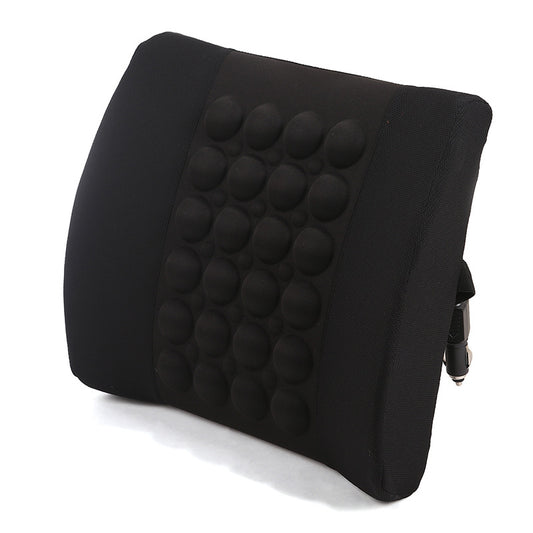 Electric massage lumbar cushion for car