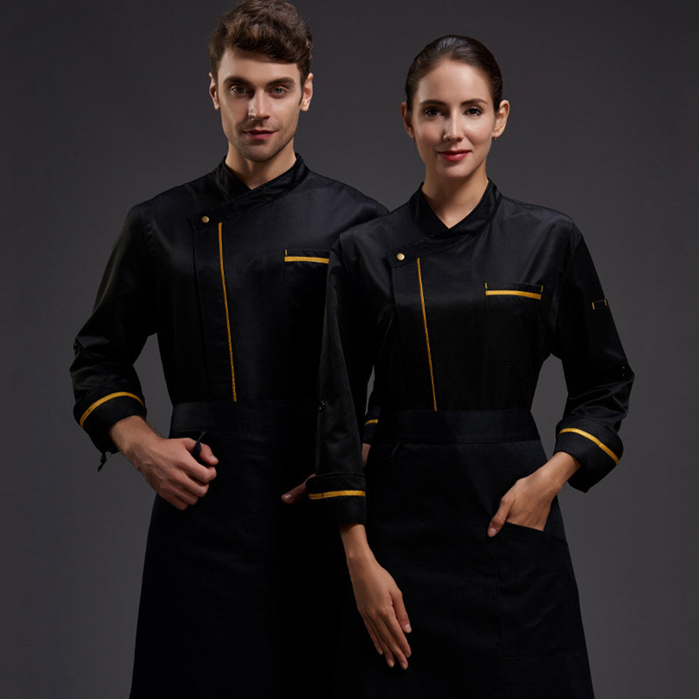 Chef's Work Clothes Men's Long Sleeve Catering Western Food