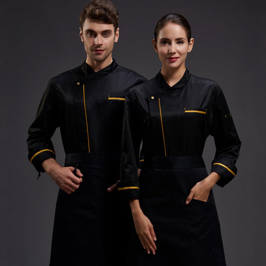 Chef's Work Clothes Men's Long Sleeve Catering Western Food