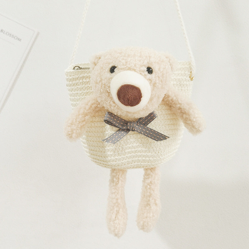 Mini Cute Bear Decorative Bag Diagonal Cross