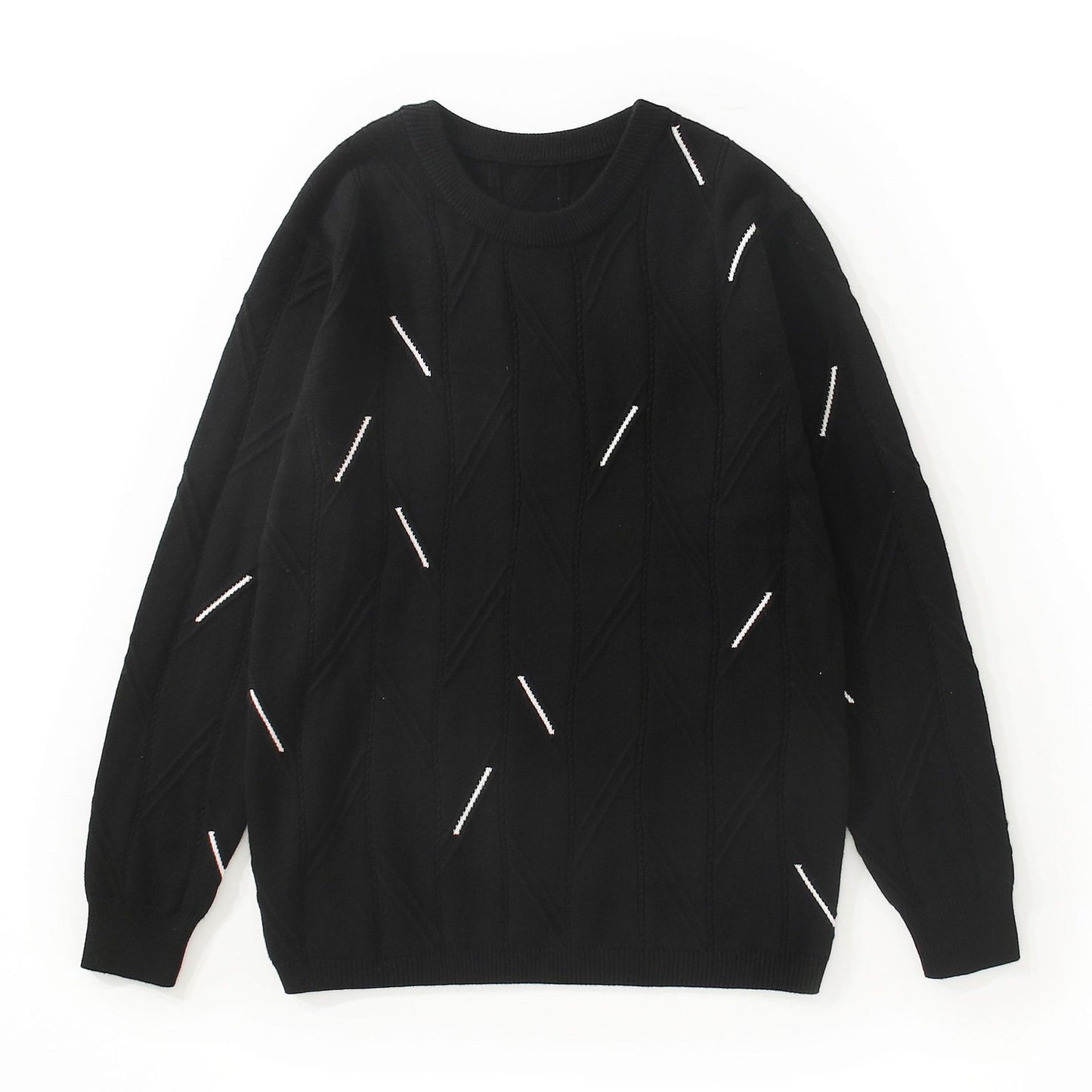 Autumn And Winter Round Neck Pullover All-match Men's Sweater