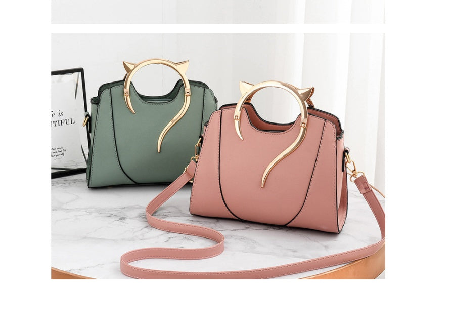 Fashion PU Leather Lady Handbag Messenger Bag