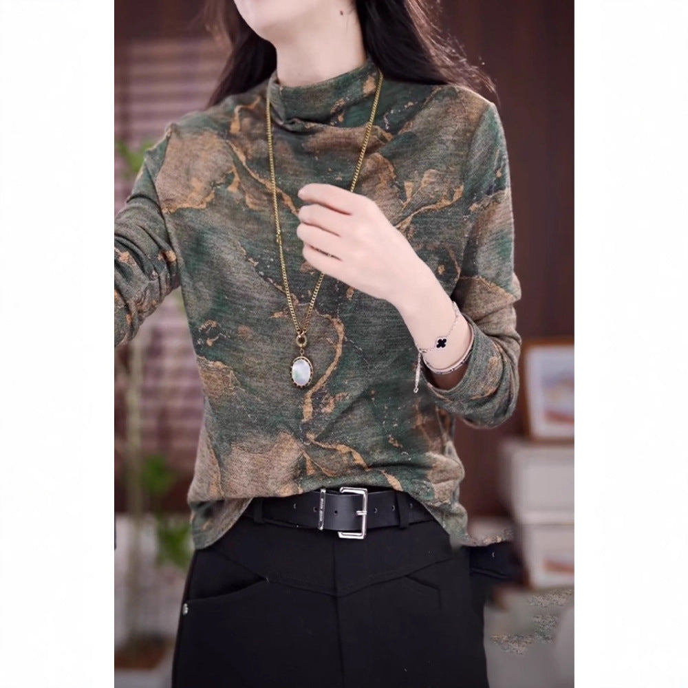 High-end Sophisticated Printed Blouseunique And Stylish Top