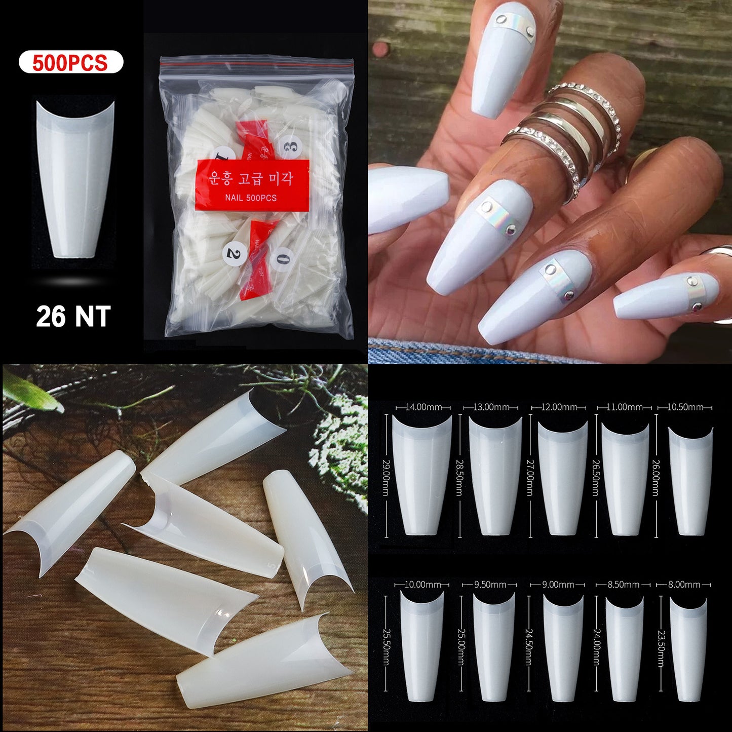 French Pointed Non-marking Ballet Transparent