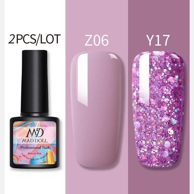 MAD DOL pure color nail polish